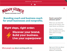 Tablet Screenshot of maggysterner.com